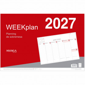 Weekplan Planning Semanal de Sobremesa Myrga 2027