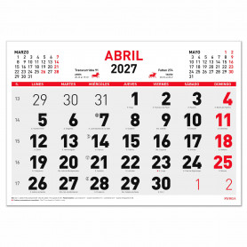 Calendario Mensual 43 x 31 cm Myrga 2027