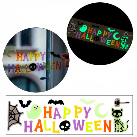 Set Stickers Gel Ventanas Halloween Legami GGH0003