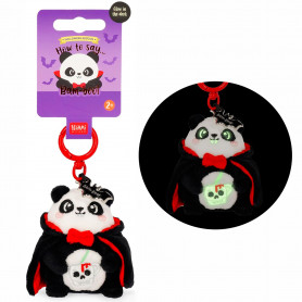 Llavero Peluche Panda Vampire Halloween Legami