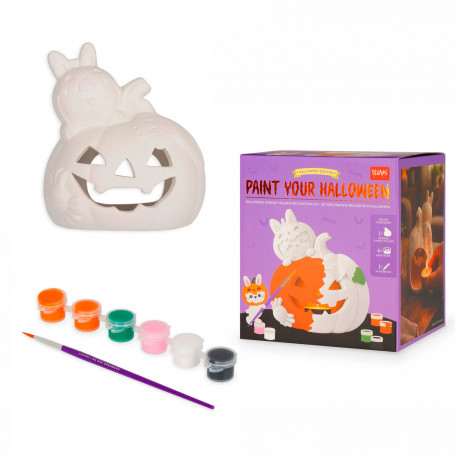 Kit Decoración Portavelas Calabaza Halloween Legami