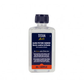 Barniz cuadros brillante Titan 250 ml