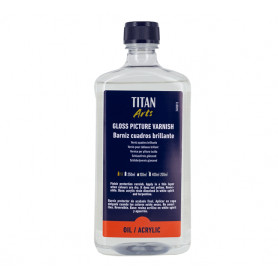 Barniz cuadros brillante Titan 1000 ml
