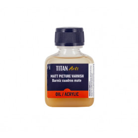 Barniz cuadros mate Titan 100 ml