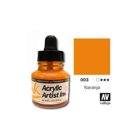 Tinta acrílica Acrylic Artist Ink 003 Naranja