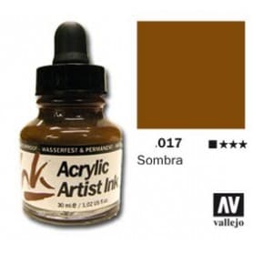 Tinta acrílica Acrylic Artist Ink 017 Sombra