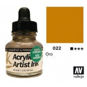 Tinta acrílica Acrylic Artist Ink 022 Oro