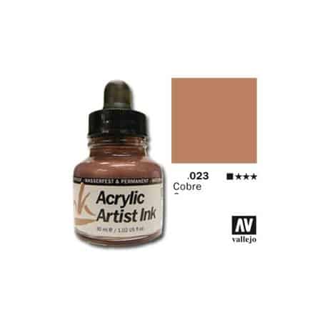 Tinta acrílica Acrylic Artist Ink 023 Cobre