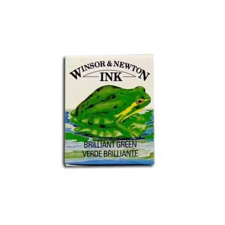Tinta china Winsor & Newton Verde Brillante