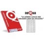 1400 etiquetas cantos rectos Dequa 105 x 40 mm