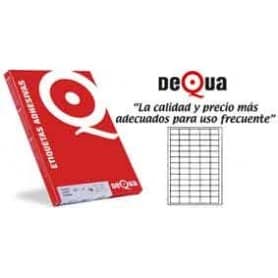 1400 etiquetas cantos rectos Dequa 105 x 40 mm