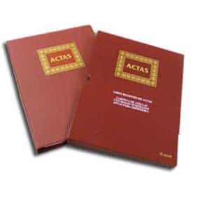 Libro de Actas: Registro de Actas. Tamaño A4. (Spanish Edition)