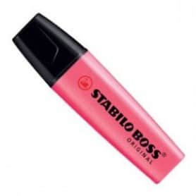 Rotulador Fluorescente Stabilo Boss Rosa