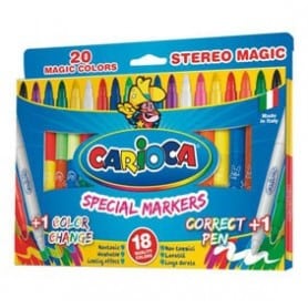 Rotuladores Carioca Magic Caja de 20 unidades