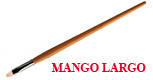Pinceles de Mango Largo y Fibra Sintética